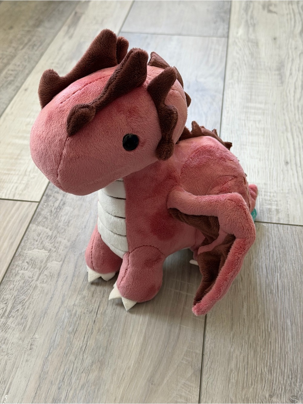 Bellzi Draggi The Dragon medium size plush stuffed animal